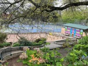neighborhood park and tennis courts