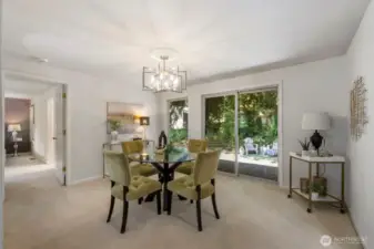 Large patio right off of the Formal Dining area!