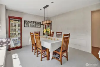Formal dining room.
