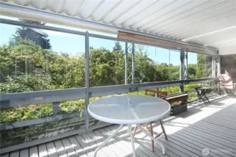 Huge Covered Closed In Back Porch