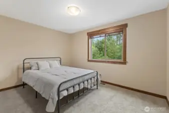 Upstairs Second Bedroom with Walk In Closet
