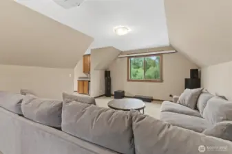 Large Bonus Room with Drop Down Projector Screen