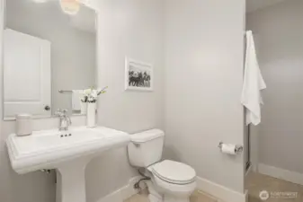 Lower level bathroom.