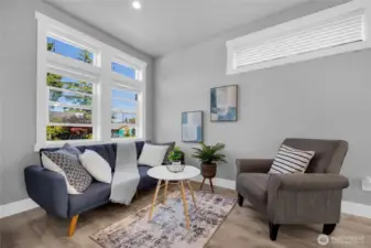 Living room from entry way