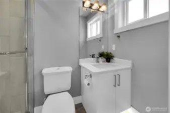 Second floor - Guest bathroom with stand up shower