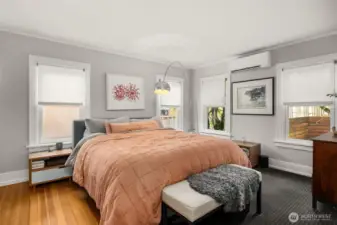 A tranquil main-floor retreat where historic character meets modern comfort