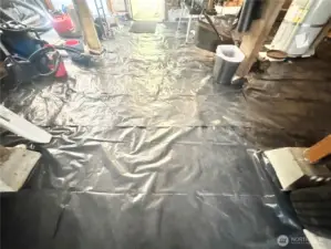 Amazing storage area under the home is 6' tall, clean, and dry. It offers a practical solution for storing items while maintaining the property's aesthetics.