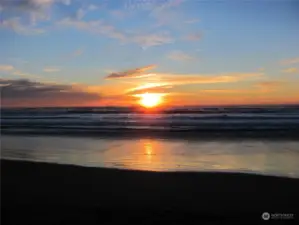 --- Sunsets on the Washington Coast.