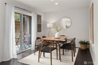 Large dining area for everyday or special gatherings!
