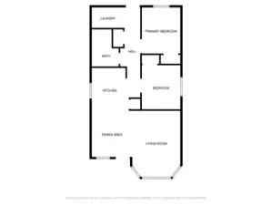ADU floor plan. Buyer to verify