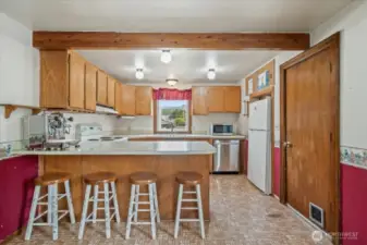 Kitchen with eating space
