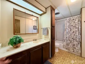 Primary bathroom.