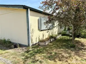 Front patio-side of home