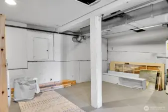 Ample dry and clean storage in the basement.
