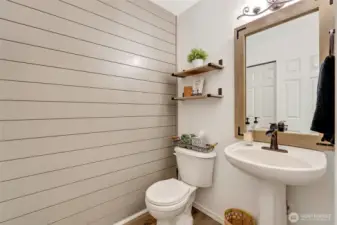 main floor powder room