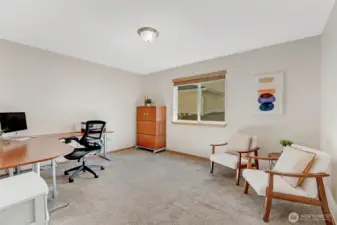 Main floor very spacious office/flex room