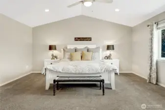 alternate view of primary  bedroom