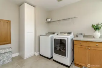 huge laundry room upstairs