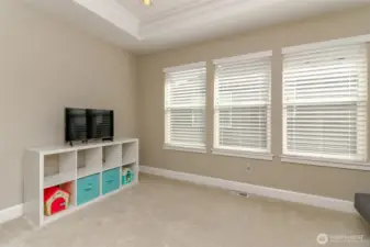 light filled bonus room upstairs
