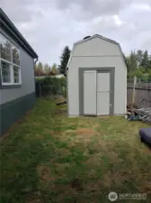 Nice Dry Shed.