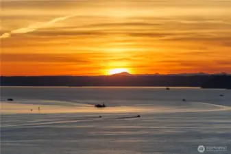 Spectacular sunsets...