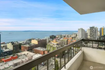 View looking northwest from the deck.