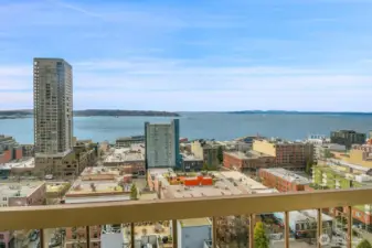 Looking due west from the dining room deck.