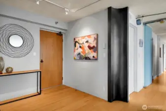 Entry into your home.