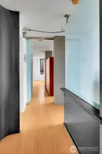 Sleek lines designed by renowned architect and owner! Special opportunity to live in this well designed space in the sky...