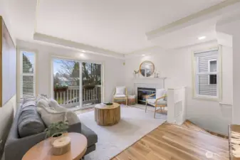 Light and bright living room.