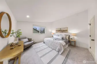 Gigantic primary bedroom