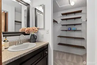 Primary  walk in closet.