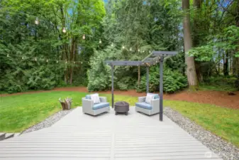 Expansive deck offers the perfect place to barbeque & enjoy the peaceful & quiet outdoors.