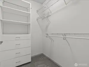 primary walk-in closet