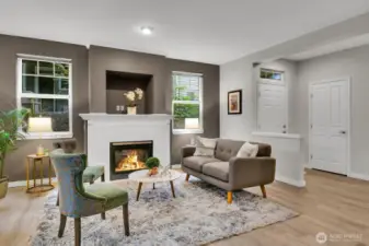 Spacious living room
