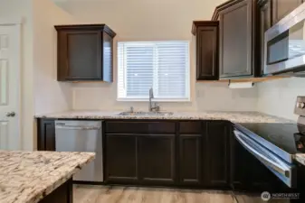 Beautiful cabinetry and plenty of storage.