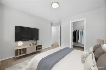 Additional secondary bedroom also with walk-in closet (virtually staged)