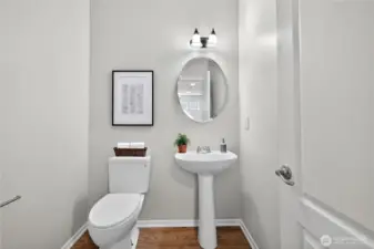 Main floor powder bath