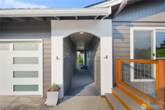 Covered breezeway