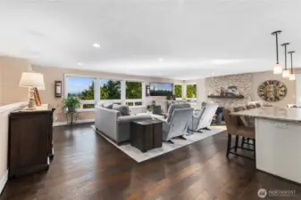 Step inside to discover a light filled, open-concept layout.