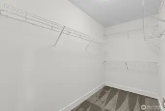 Primary walk-in closet