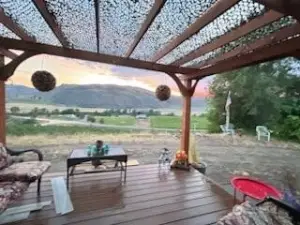 View from deck - sunset