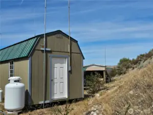 Hobby shed leased propane tank