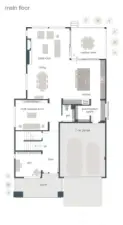 Builders Floor Plan - Main Floor