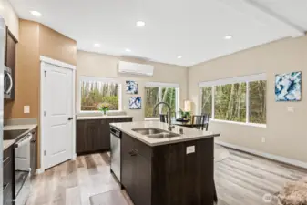 Enjoy cooking and looking out at nature!