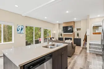 Stunning quartz countertops!