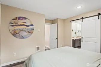 Another angle of the primary bedroom.