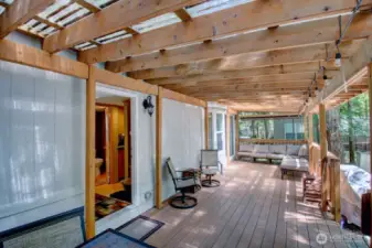Amazing covered deck!