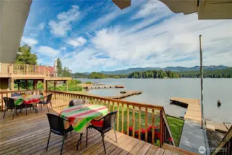 Panoramic views.