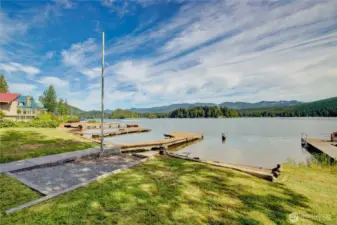 Dock and boat launch